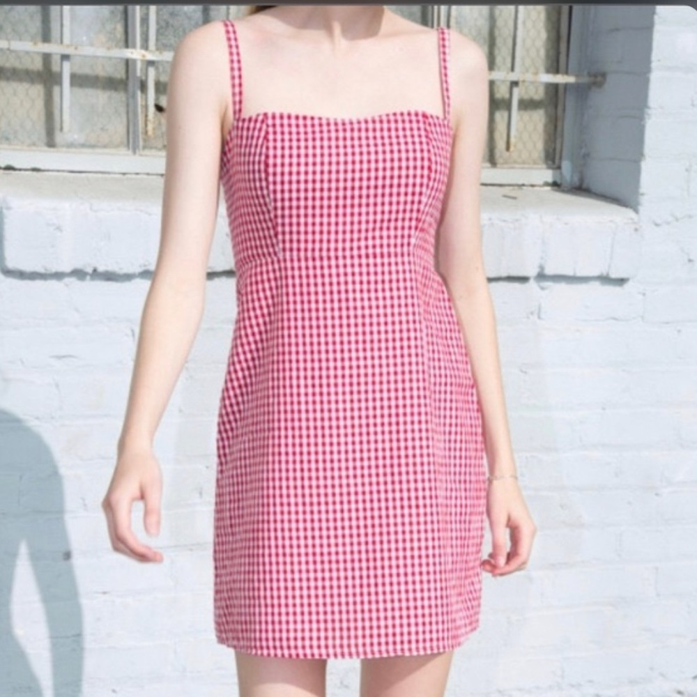 Brandy Melville plaid minidress